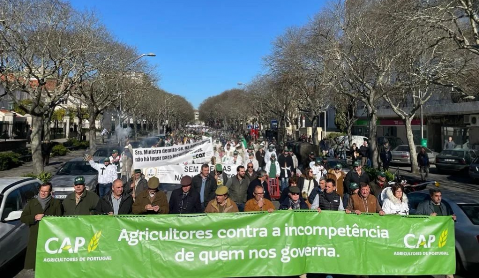 Agricultores Manifestam Se Em Beja A De Mar O Contra A Incompet Ncia